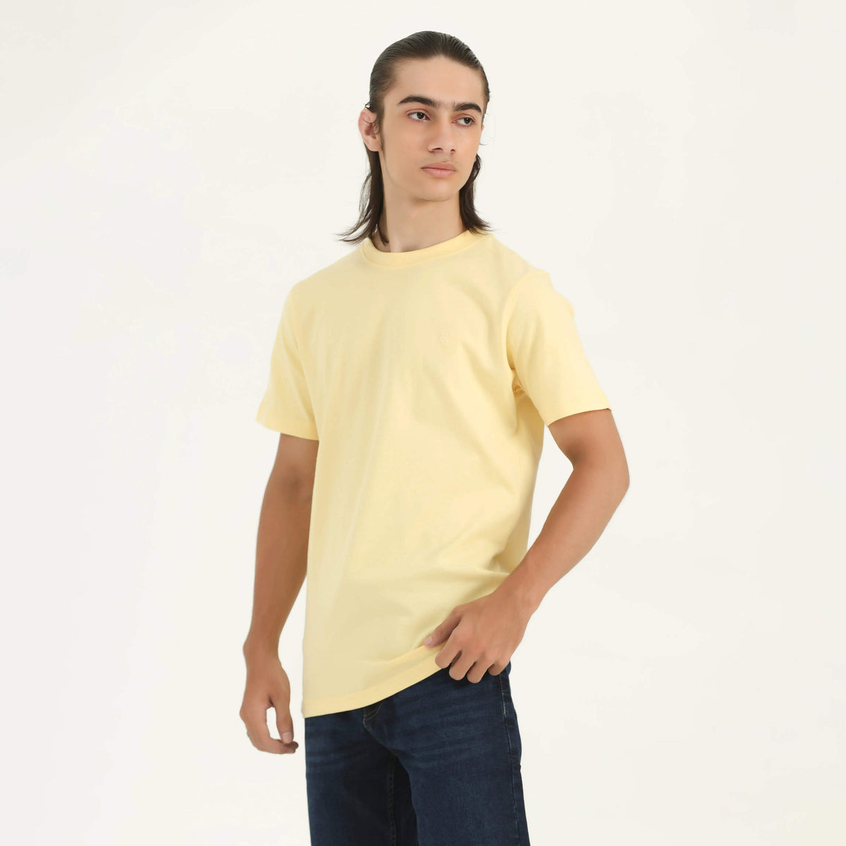 ML REGULAR FIT TEE YELLOW NAVZA
