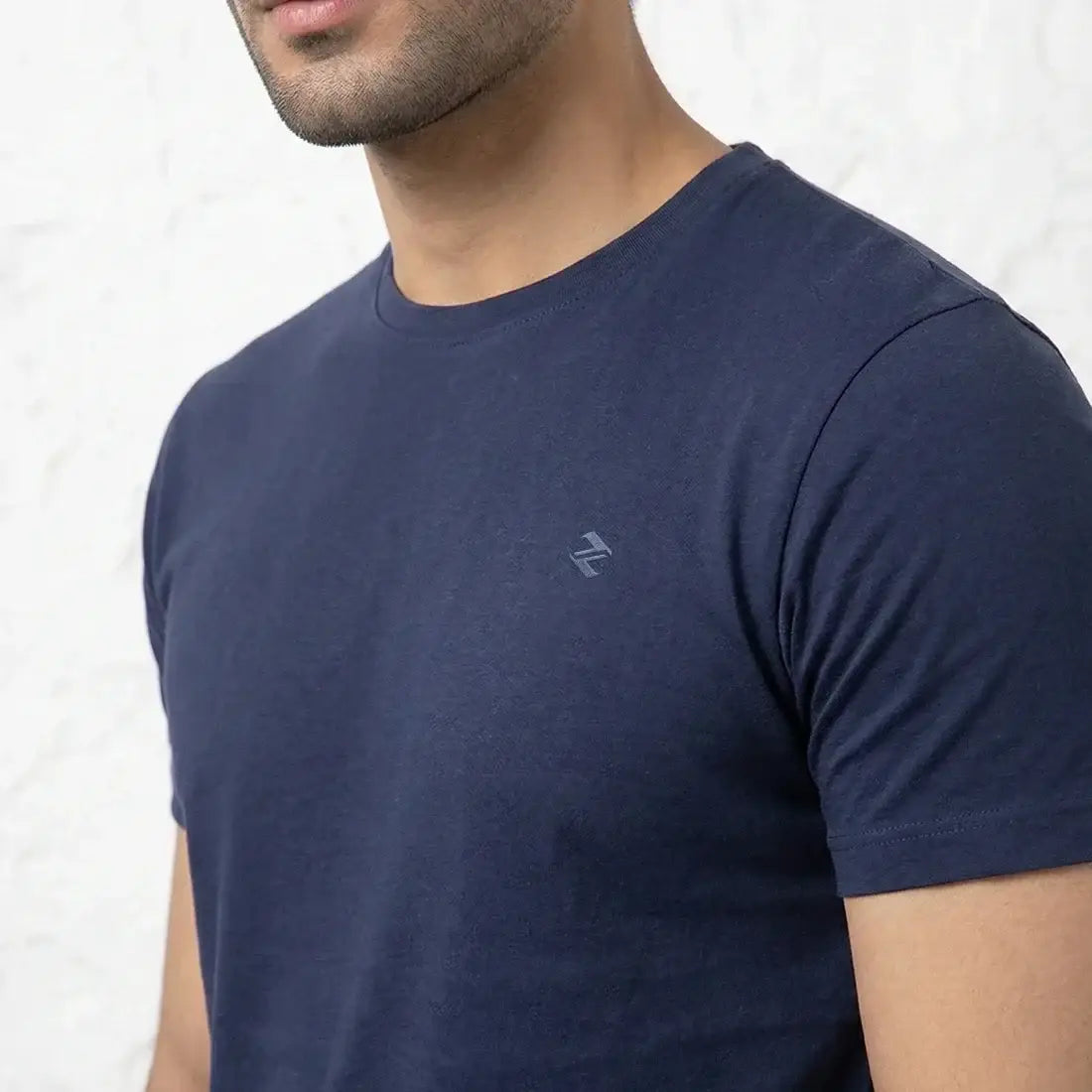 SLIM FIT T-SHIRT NAVY NAVZA