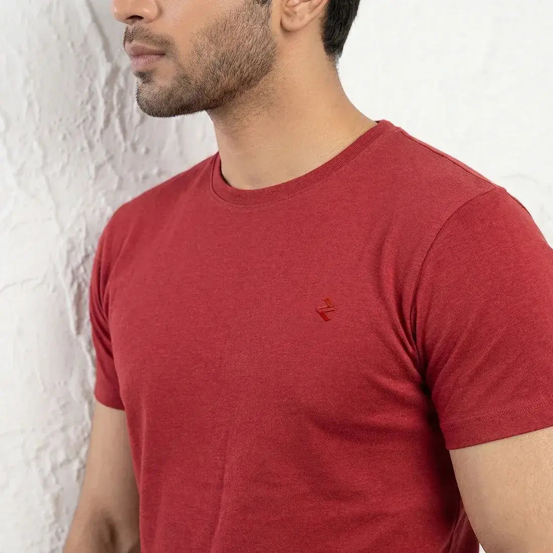 SLIM FIT T-SHIRT RED NAVZA