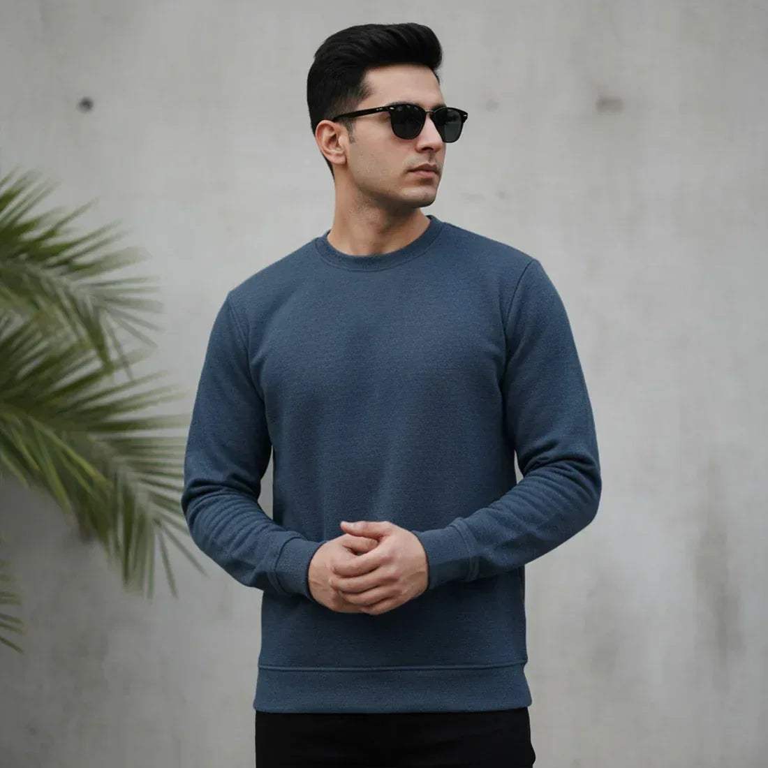 ML Sweatshirts Denim | NAVZA