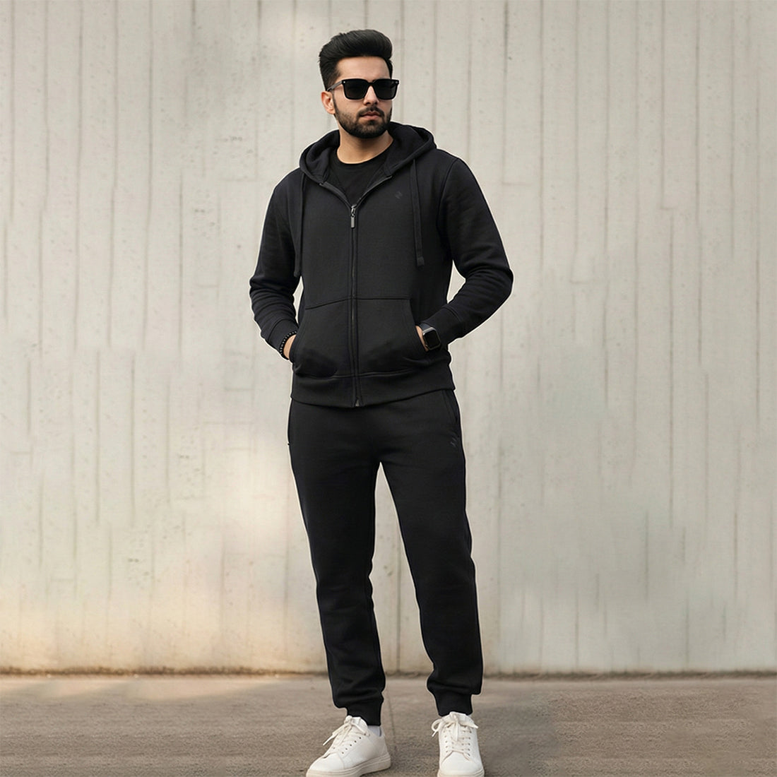 ML ZIPPER TRACKER BLACK | NAVZA