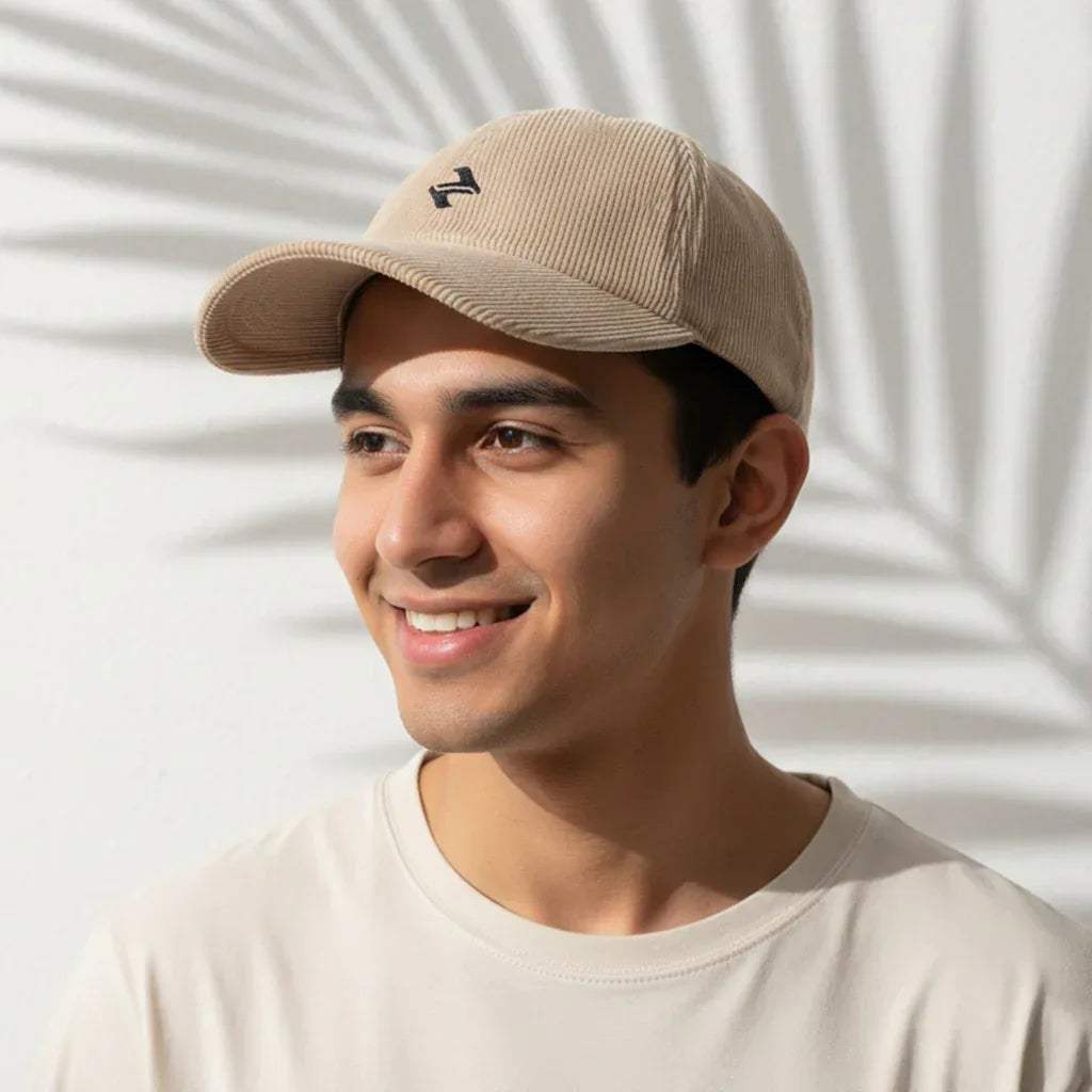 CORDUROY CAP | BEIGE - NAVZA