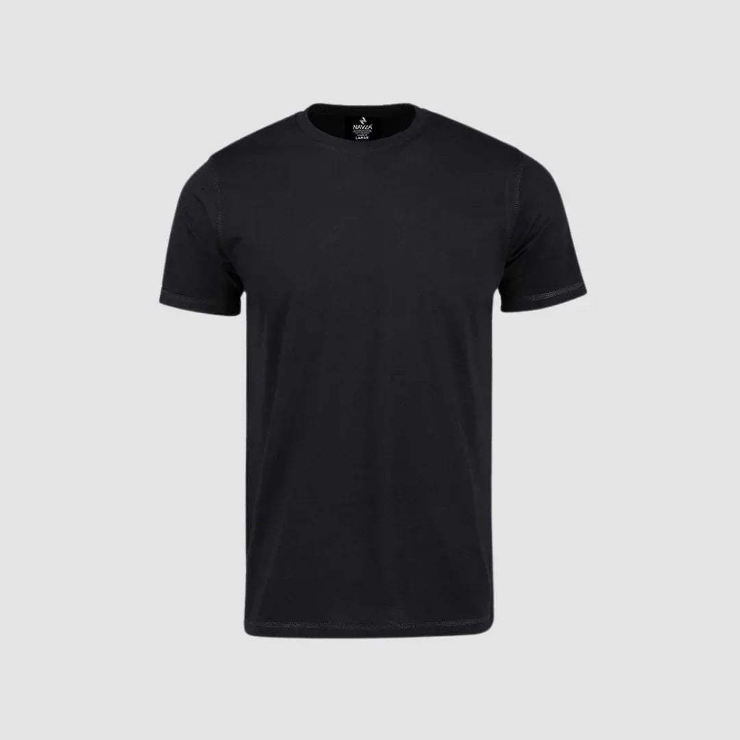 PACK OF BLACK UNDERTEE & DENIM JERSEY TROUSER - NAVZA