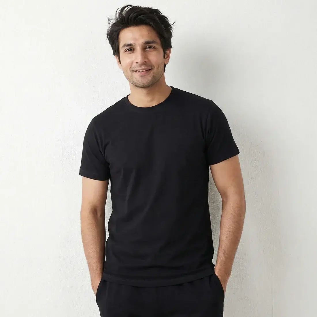 PACK OF BLACK UNDERTEE AND BLACK TROUSER NAVZA