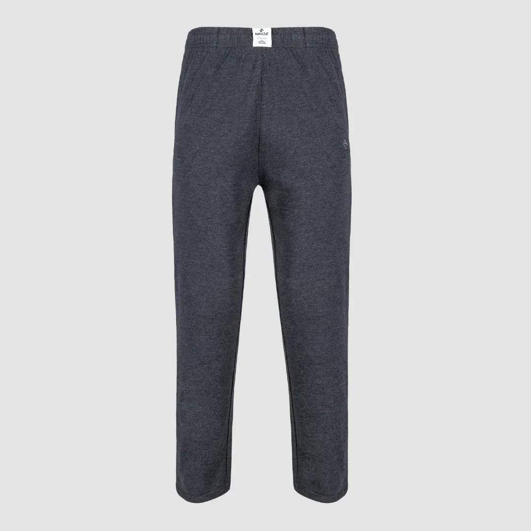 PACK OF BLACK UNDERTEE & CHARCOAL JERSEY TROUSER - NAVZA
