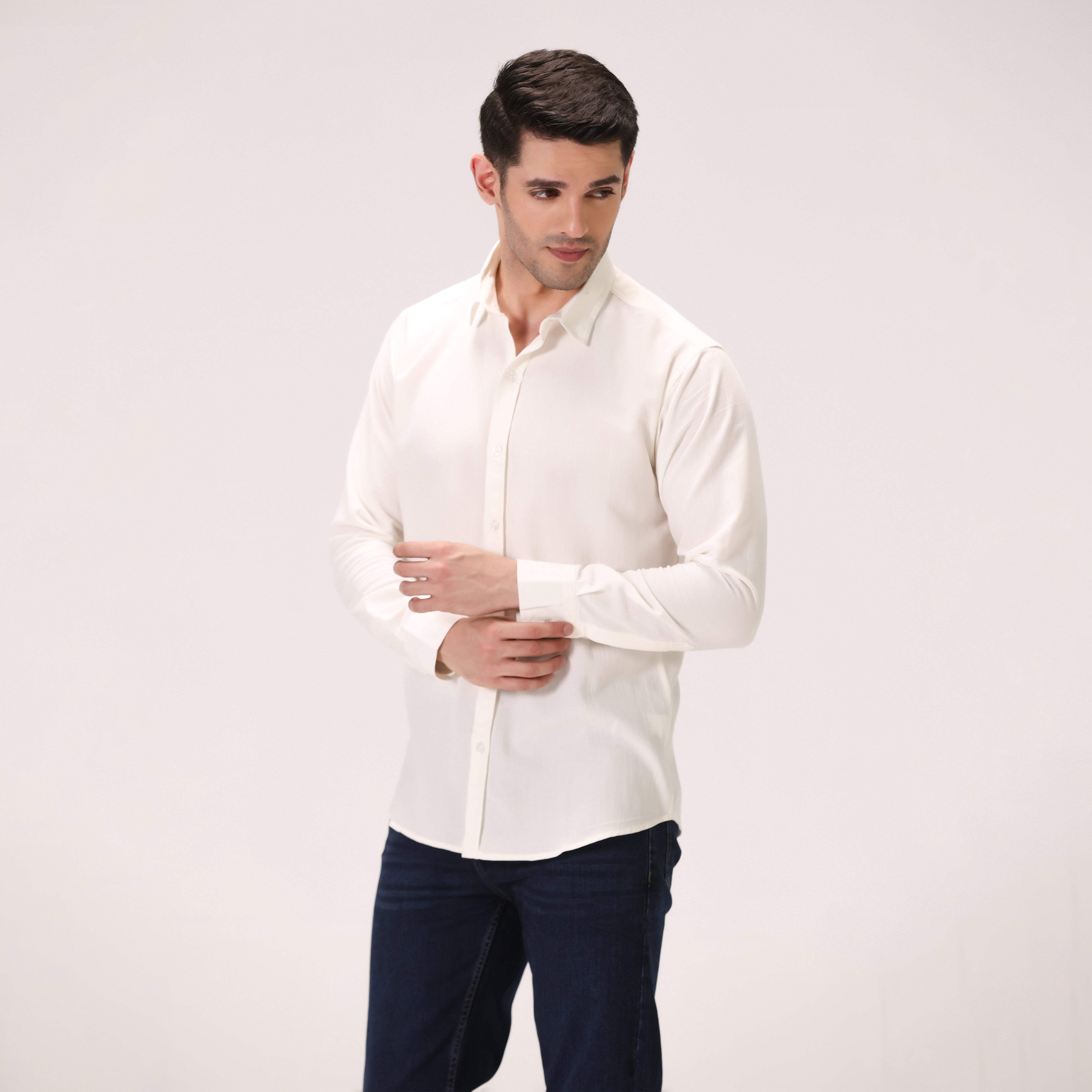 PLAIN SHIRT – WHITE