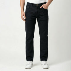 RELAXED STRAIGHT FIT DENIM - BLACK