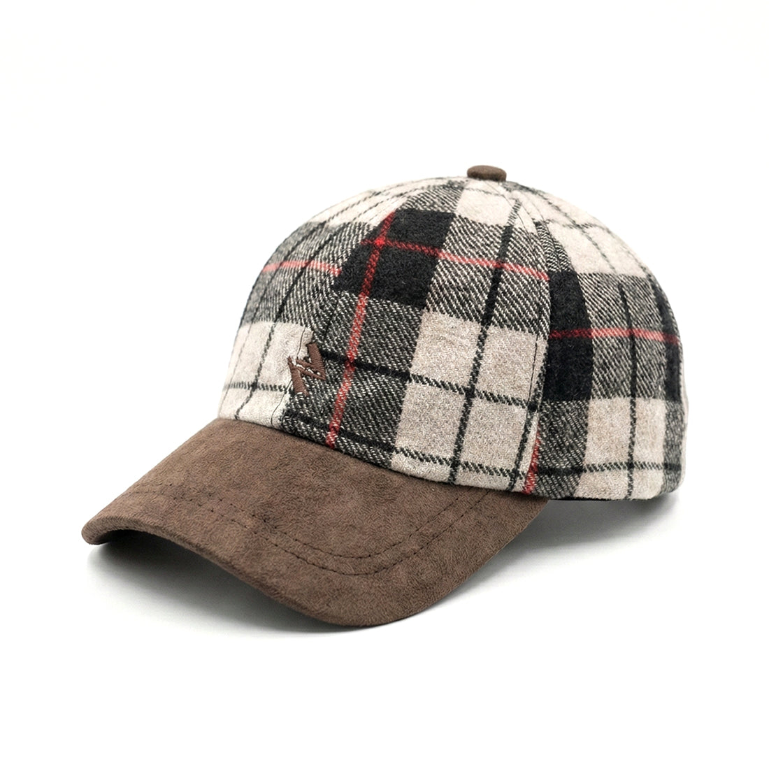 Scottish tartan cap white & black | NAVZA