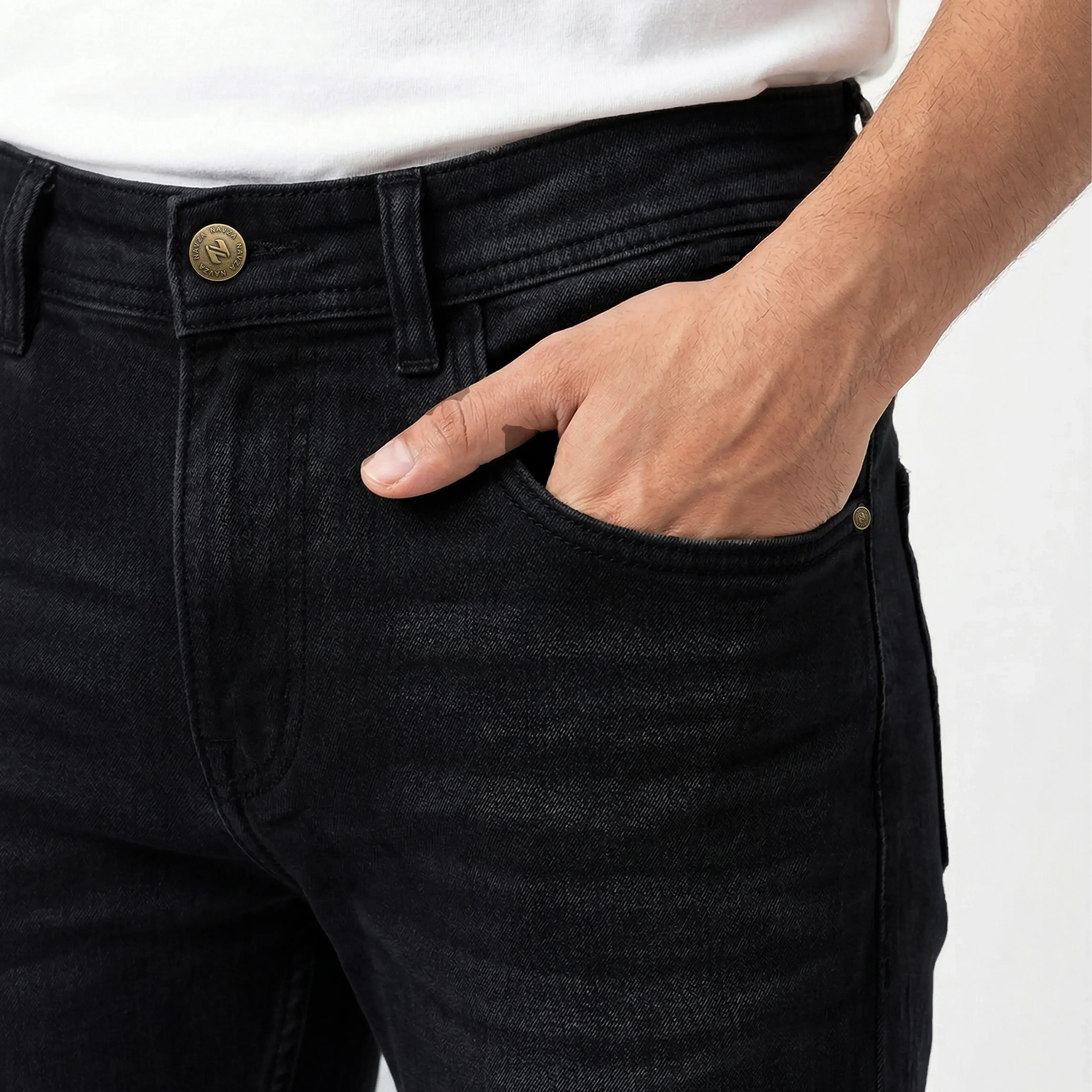 SLIM FIT DENIM - CHARCOAL BLACK