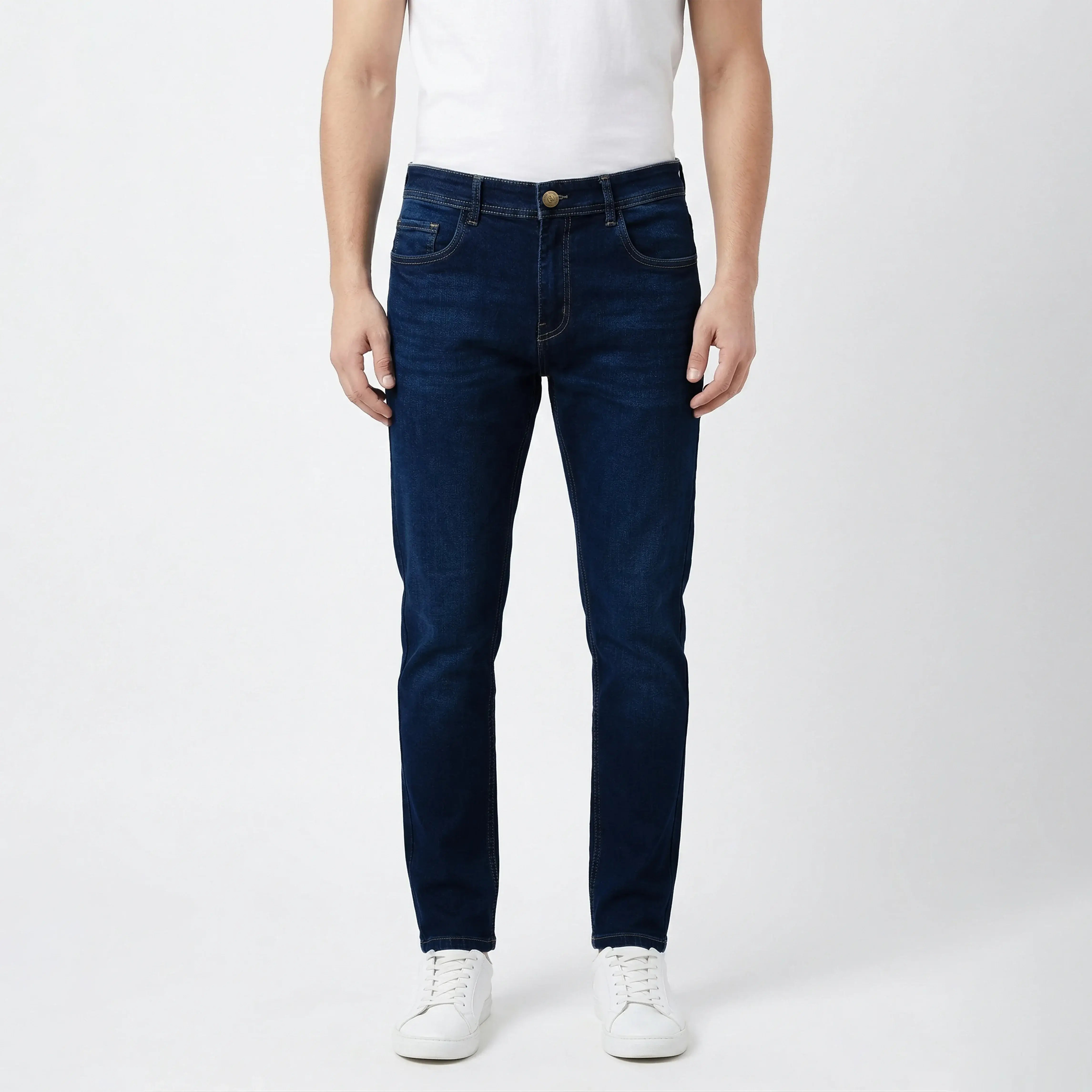SLIM FIT DENIM - DARK BLUE
