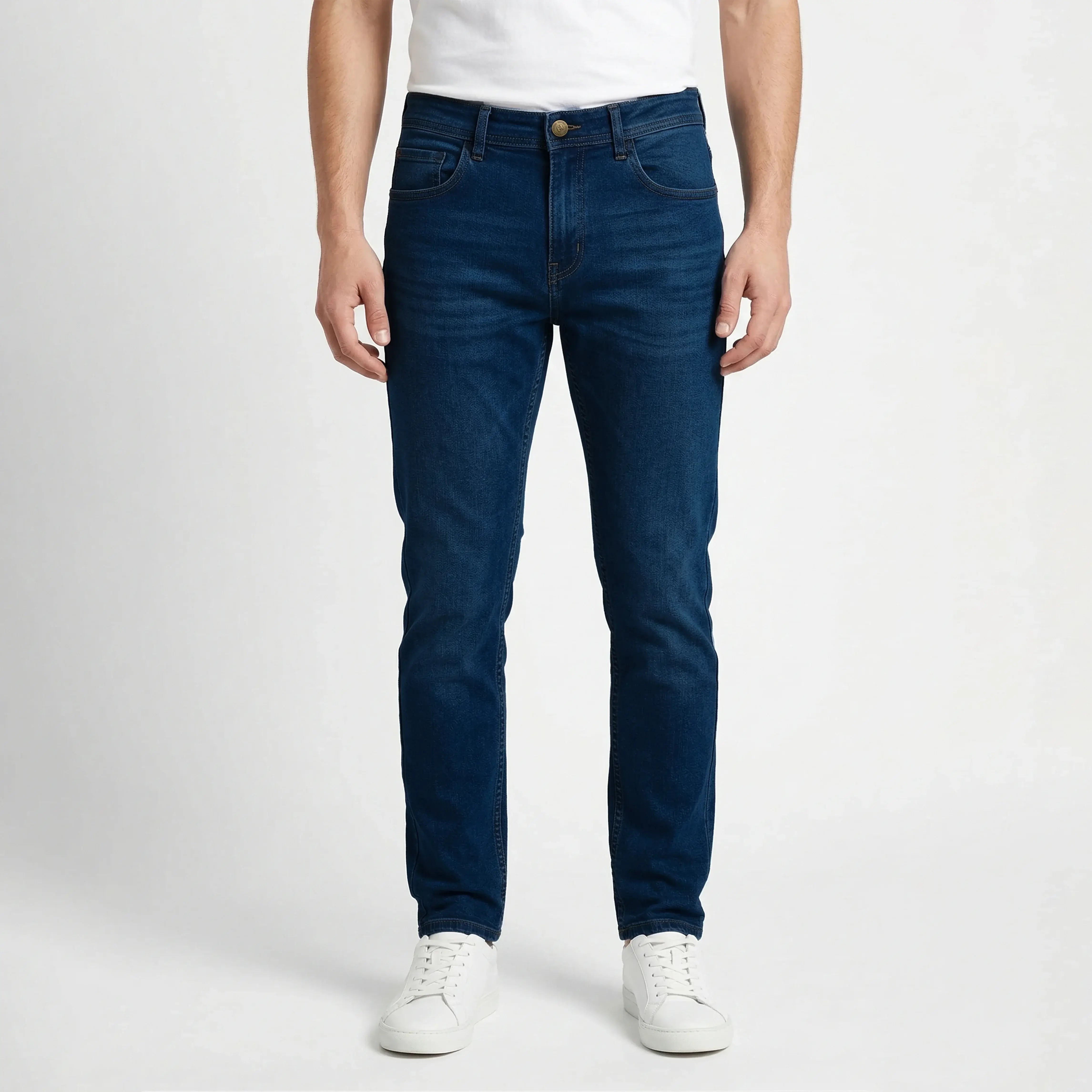SLIM FIT DENIM - MEDIUM BLUE