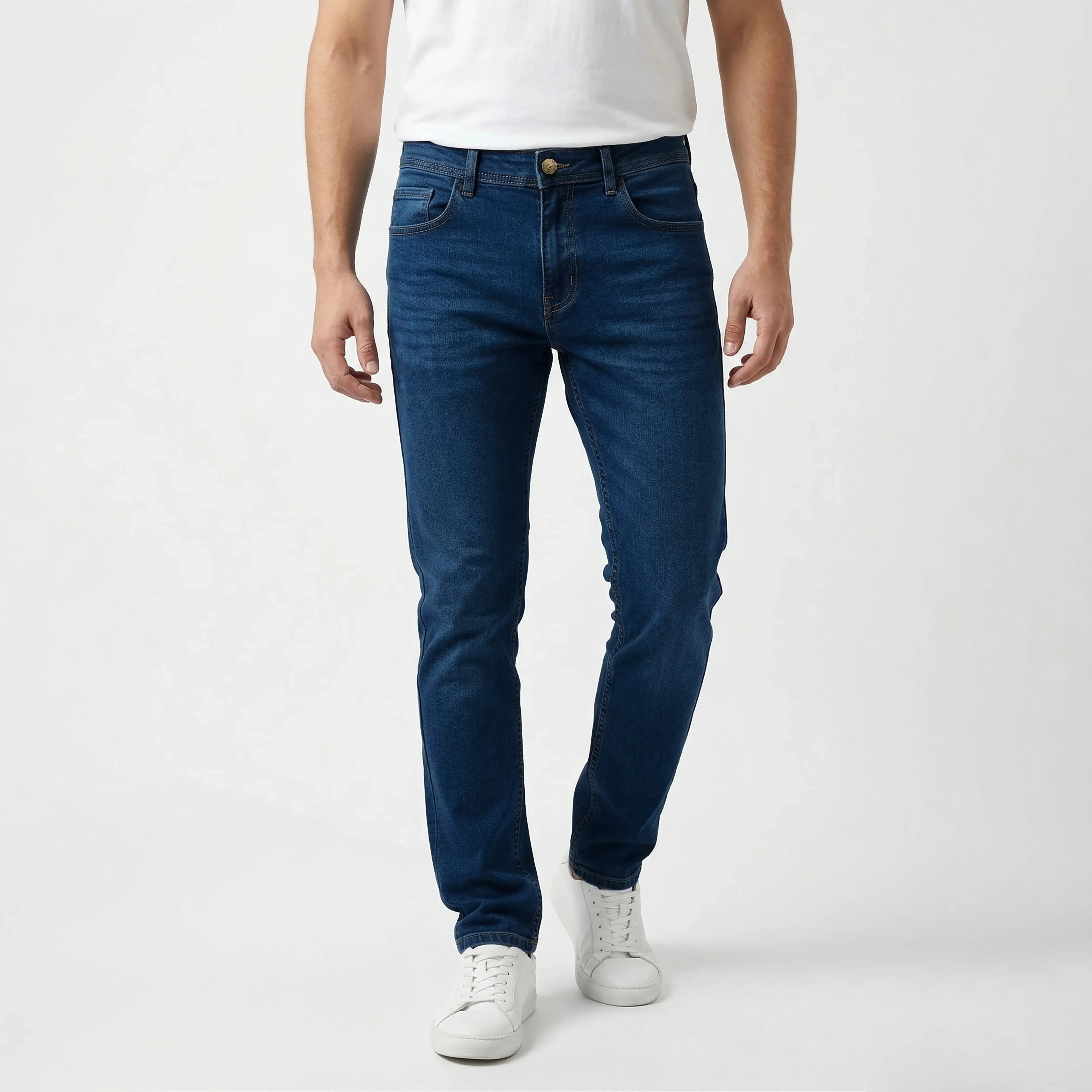 SLIM FIT DENIM - MEDIUM BLUE