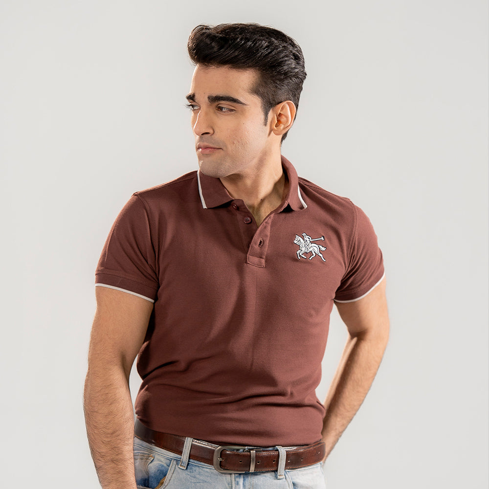 ST HV POLO - BROWN