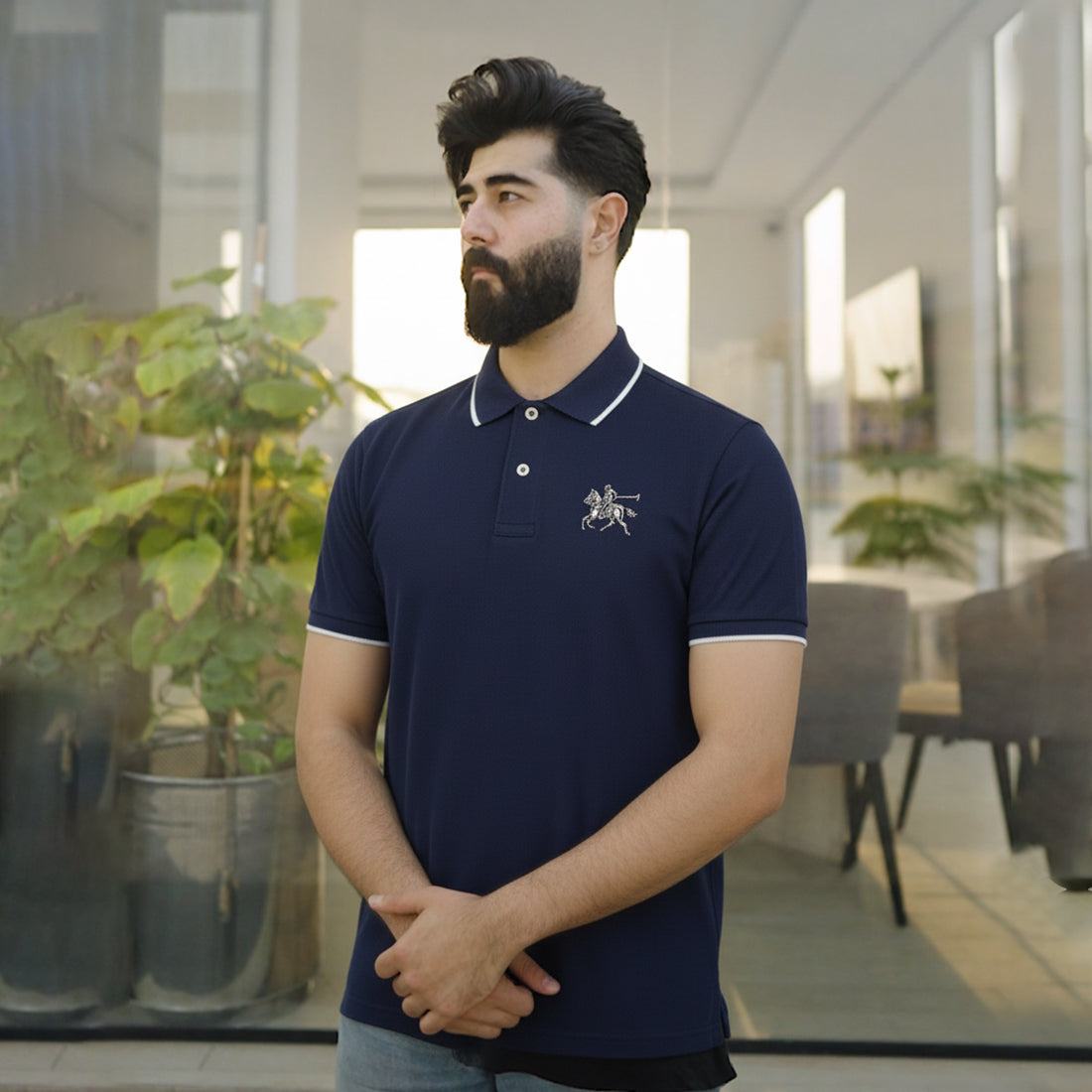 ST HV POLO - NAVY