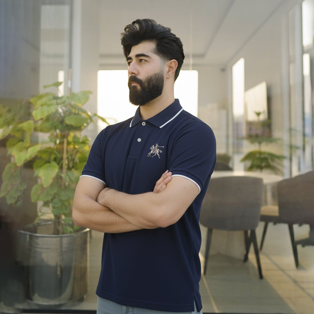 ST HV POLO - NAVY