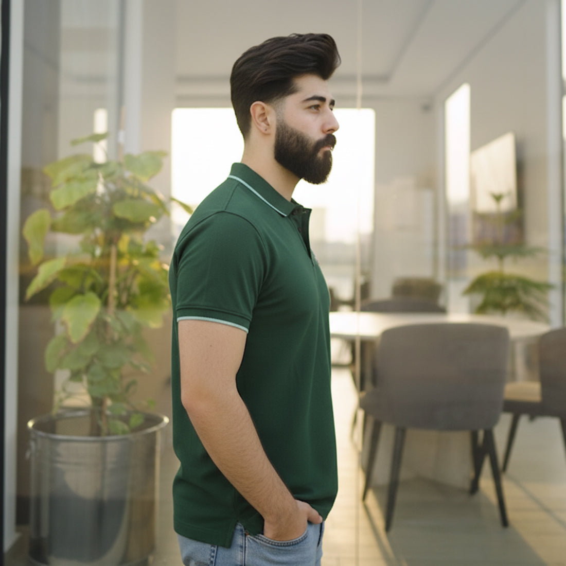 ST HV POLO - RICH GREEN