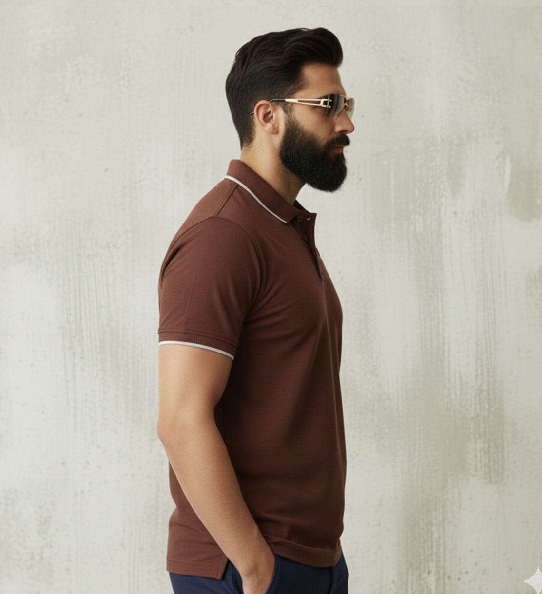 ST LV POLO - BROWN