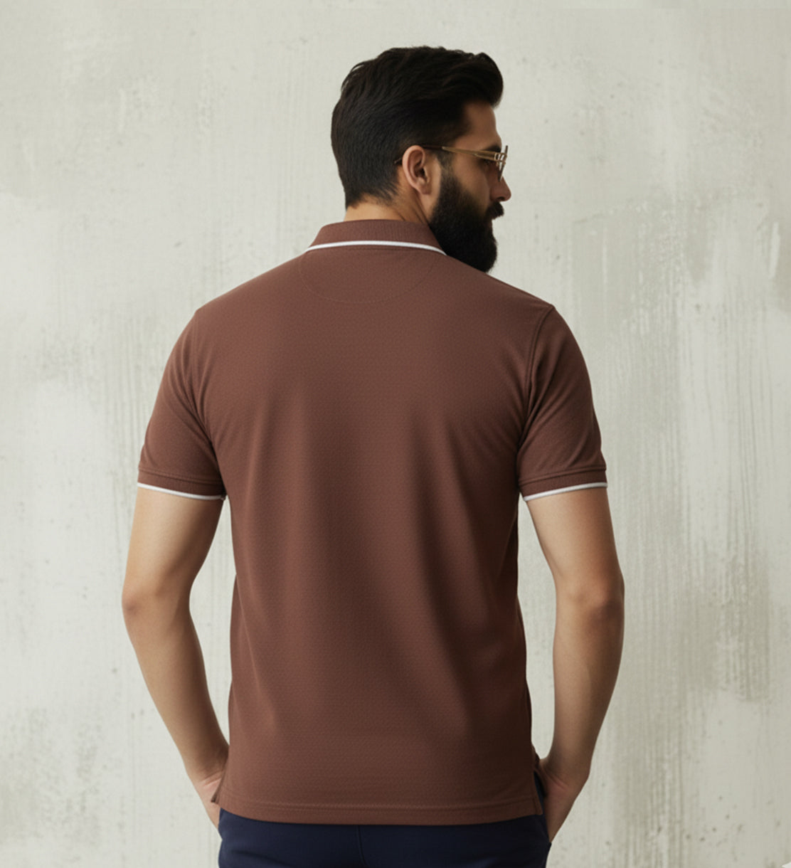 ST LV POLO - BROWN