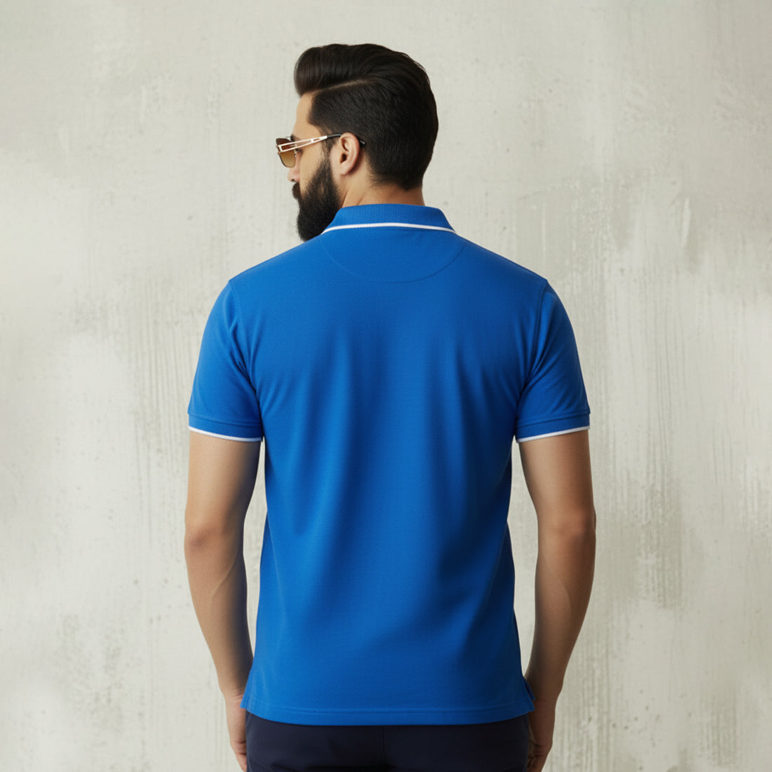 ST LV POLO - ROYAL BLUE
