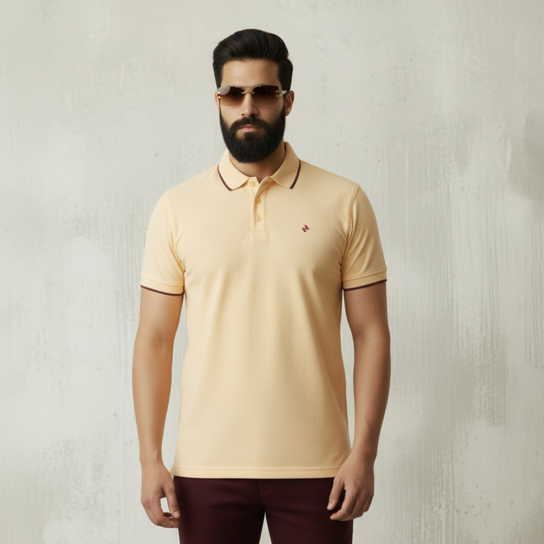 ST LV POLO - SOFT YELLOW