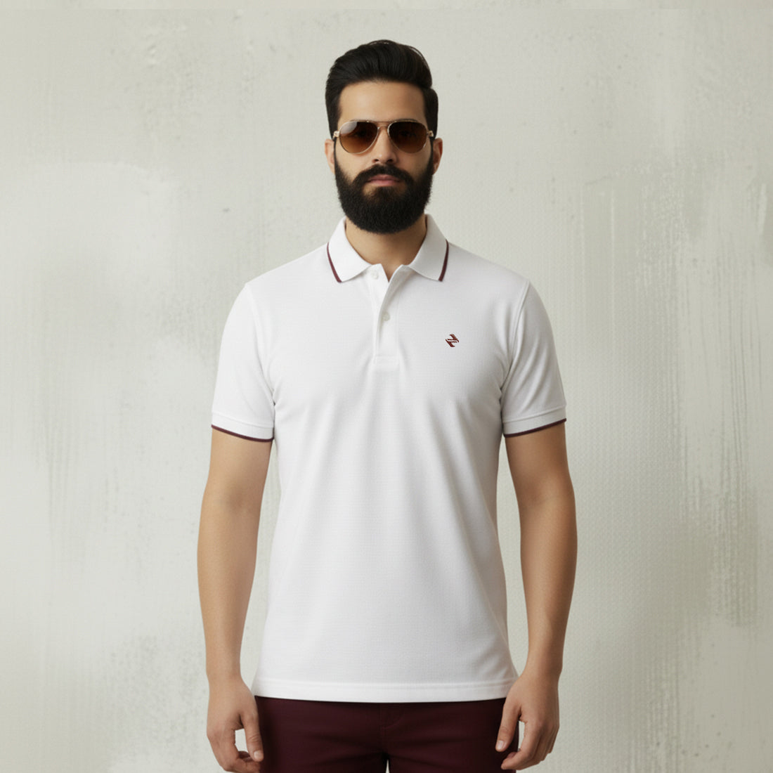 ST LV POLO - WHITE