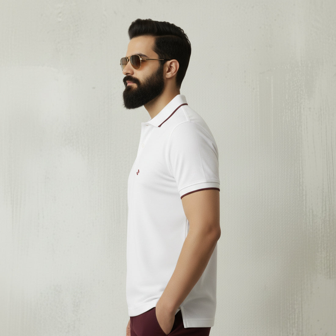 ST LV POLO - WHITE