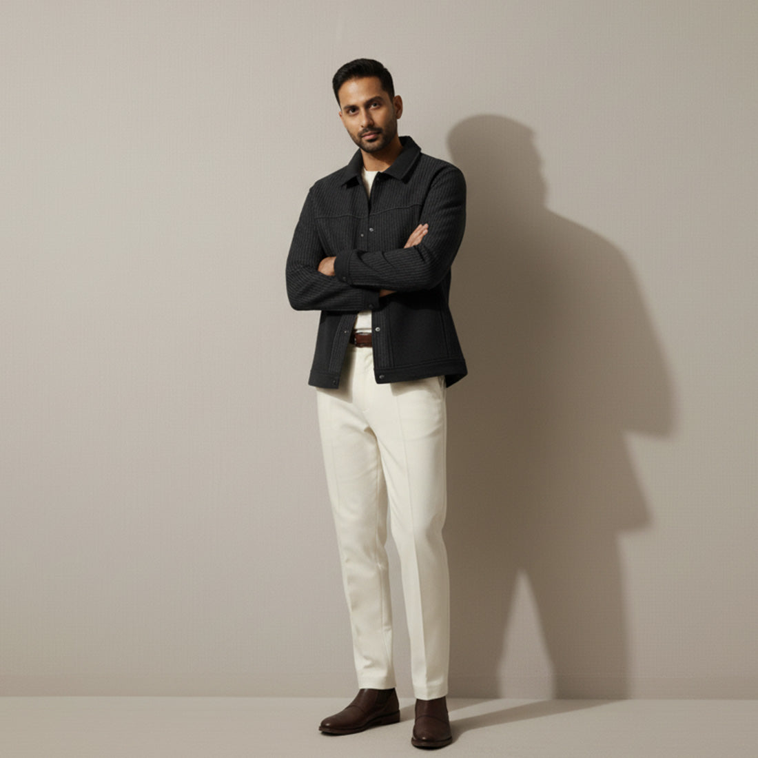 Wool Jacket Black | NAVZA