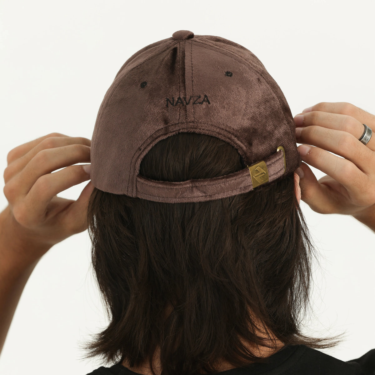 VELVET CAP COFFEE BROWN NAVZA
