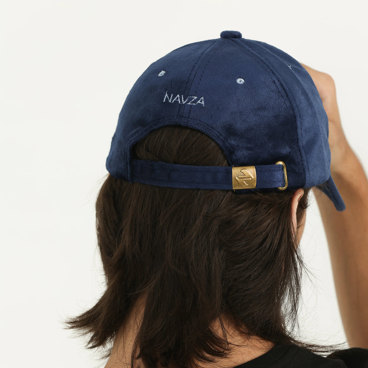 VELVET CAP NAVY BLUE NAVZA