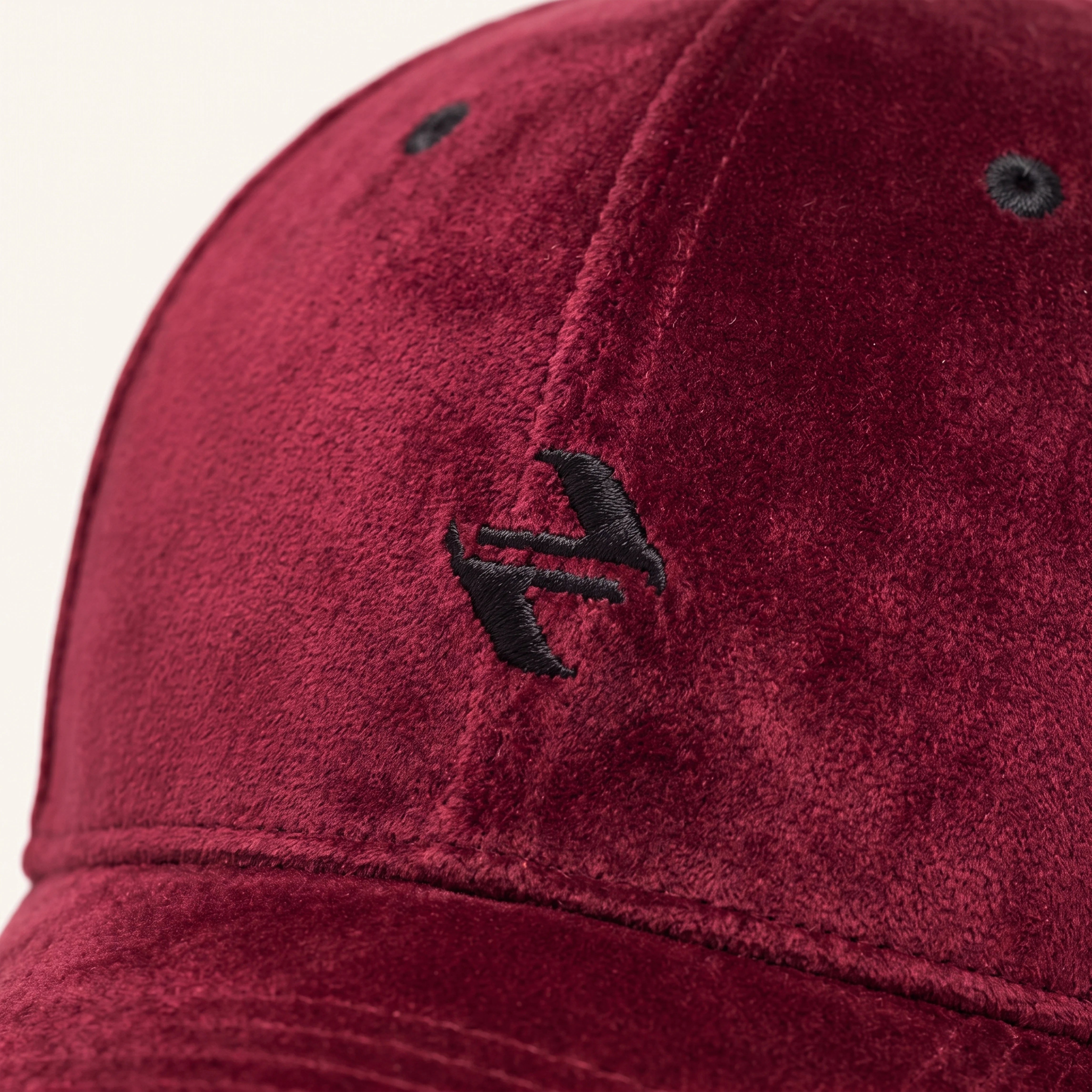 VELVET CAP | RICH BURGUNDY