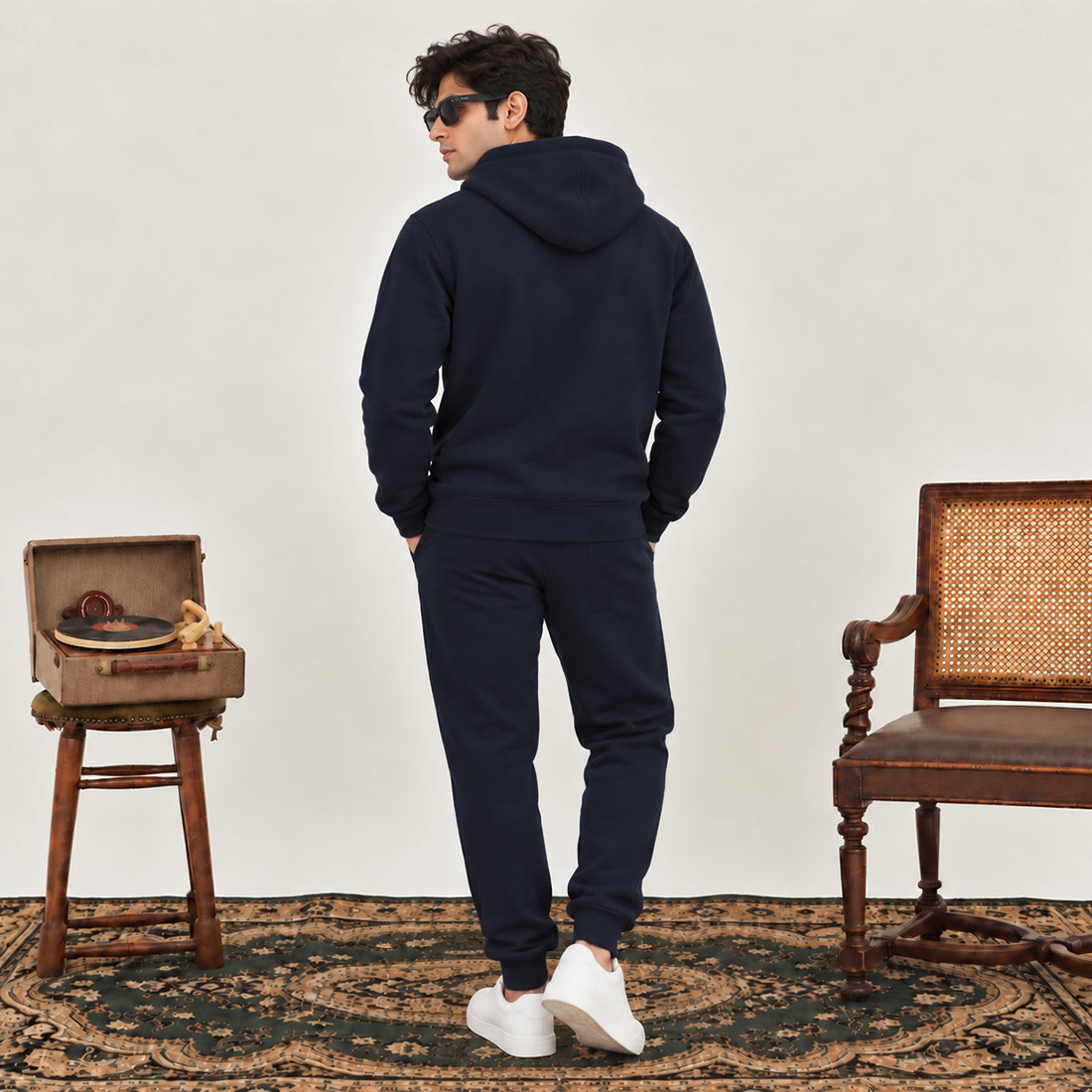 MEN HOODIE TRACKER NAVY NAVZA