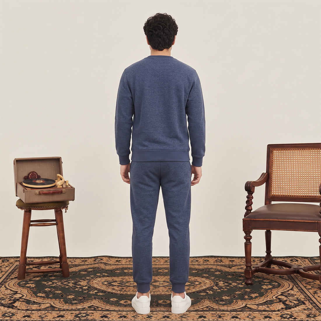 MEN SWEATSHIRT TRACKER DENIM NAVZA
