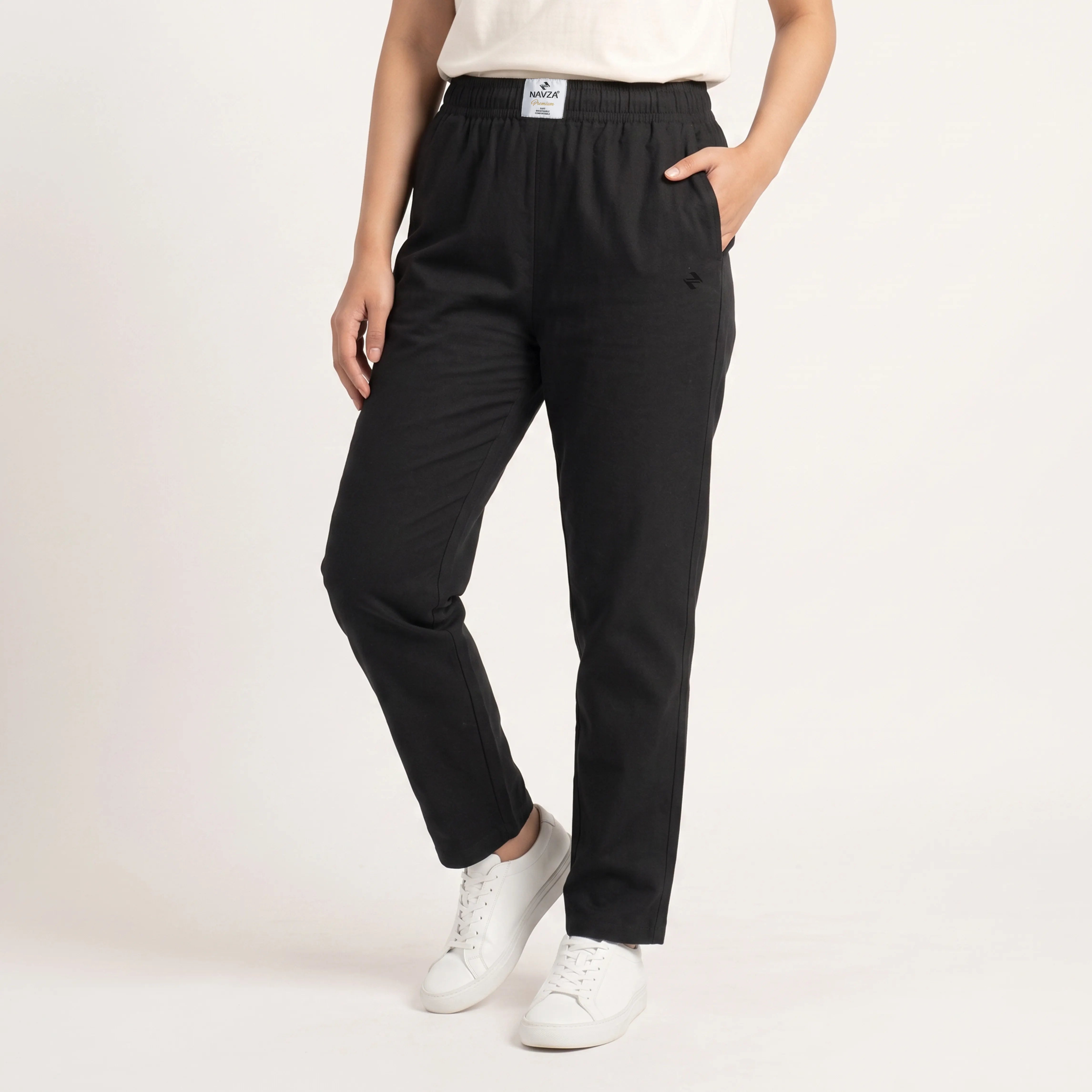 WOMEN ML JERSEY TROUSER – BLACK