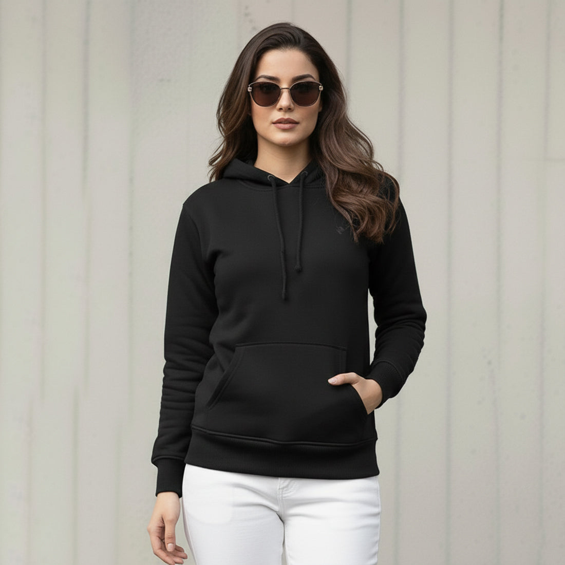 Women Hoodies Black | NAVZA