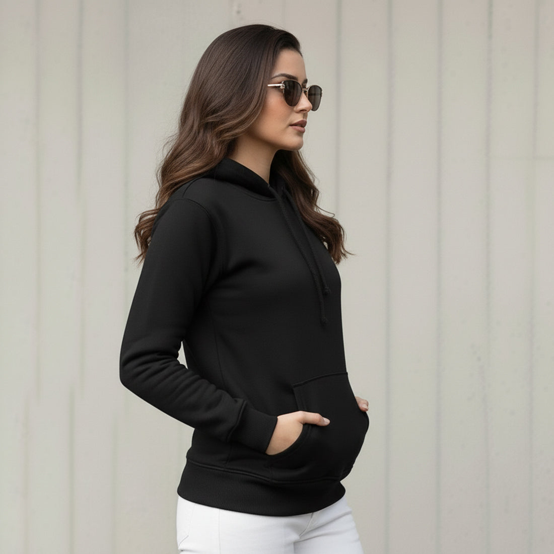 Women Hoodies Black | NAVZA