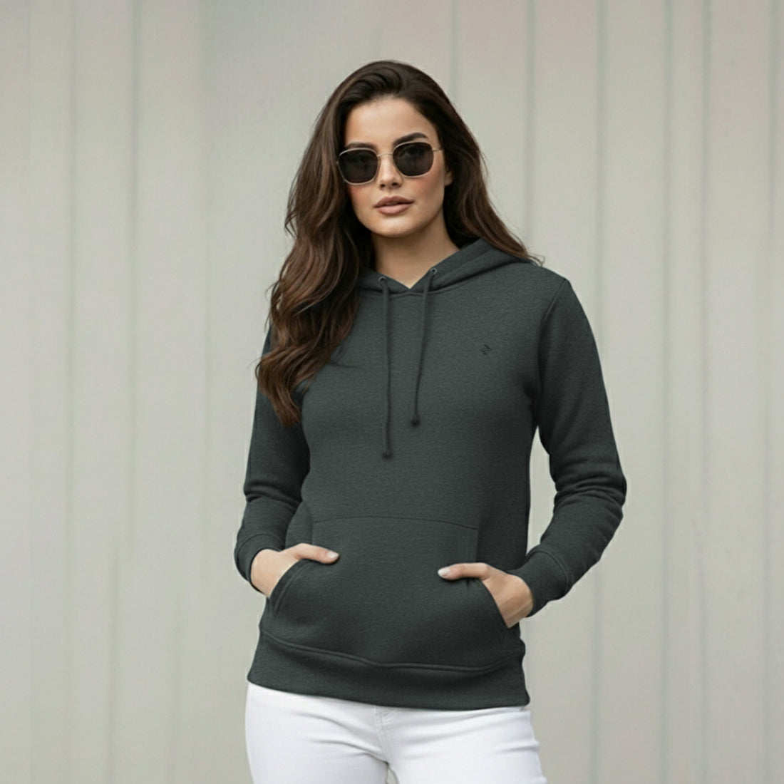 Women Hoodies Charcoal | NAVZA