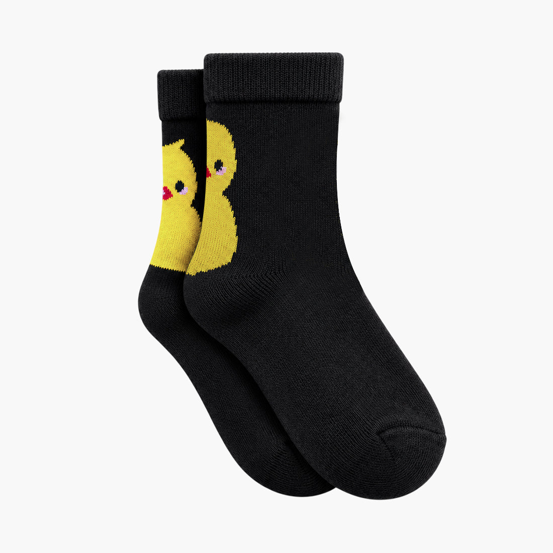 WOMEN SHORT CREW SOCKS BLACK NAVZA